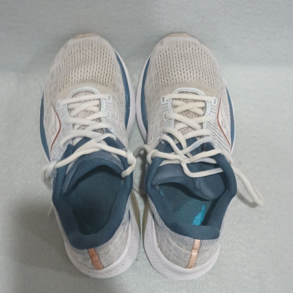 Saucony Guide 14 Mens White Blue Low Top Running Shoes Sneaker 6.5 - Picture 8 of 9